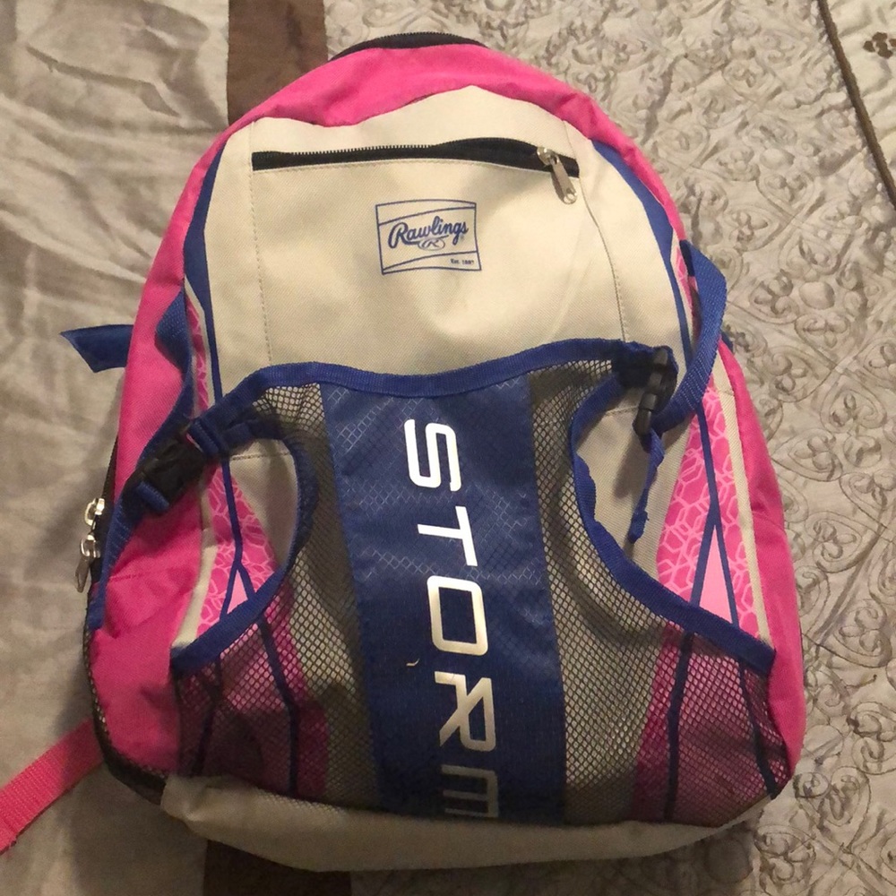 Girls softball backpack